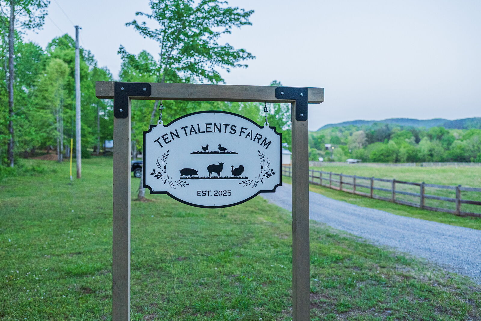 Ten Talents Farm entrance